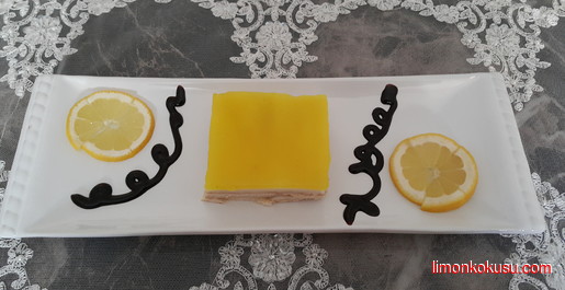 Limon Soslu Bisküvi Pastası Tarifi